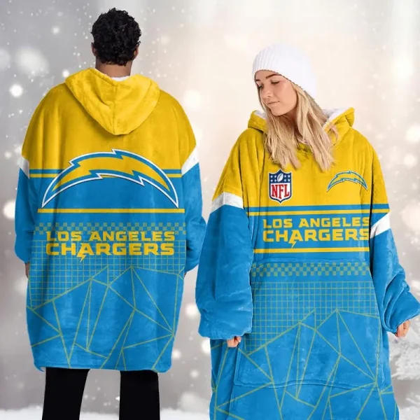 Los Angeles Chargers DMOD0051 Blanket Hoodie - Image 2