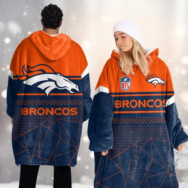 Denver Broncos DMOD0043 Blanket Hoodie - Image 2