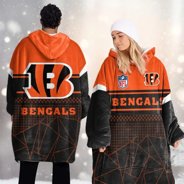 Cincinnati Bengals DMOD0040 Blanket Hoodie - Image 2