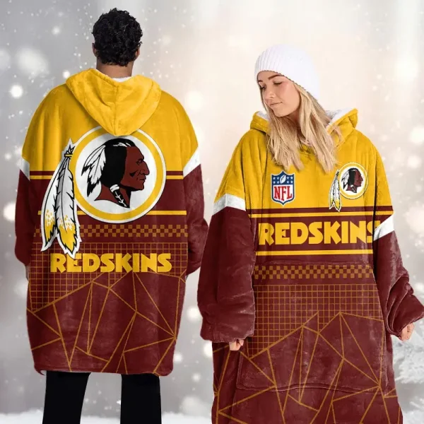 Washington Redskin DMOD0066 Blanket Hoodie - Image 2