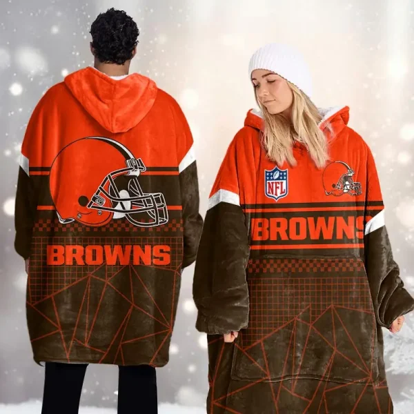 Cleveland Browns DMOD0041 Blanket Hoodie - Image 2