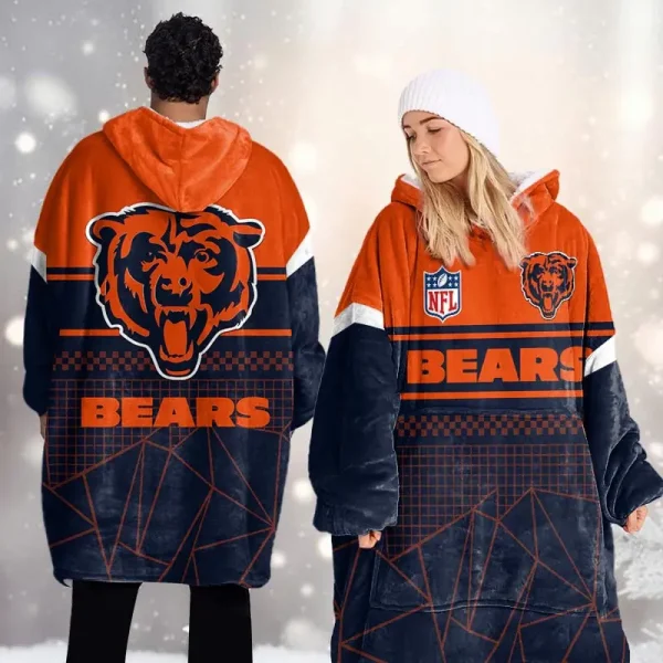 Chicago Bears DMOD0039 Blanket Hoodie - Image 2