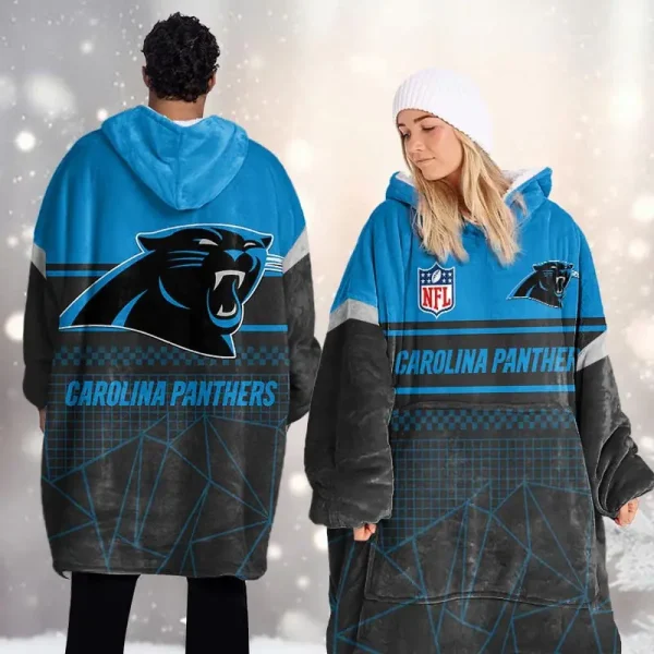 Carolina Panthers DMOD0038 Blanket Hoodie - Image 2