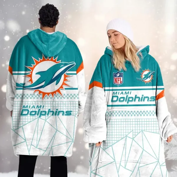 Miami Dolphins DMOD0053 Blanket Hoodie