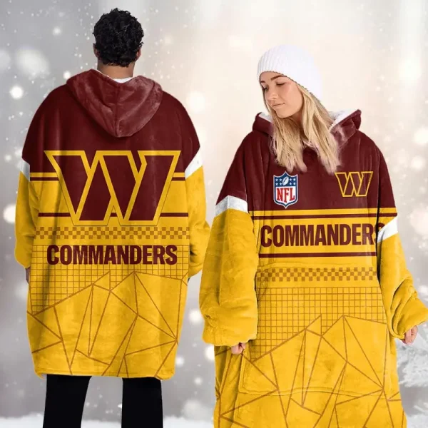 Washington Commanders DMOD0065 Blanket Hoodie