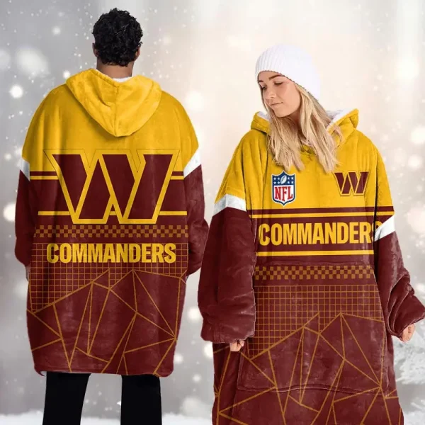 Washington Commanders DMOD0065 Blanket Hoodie - Image 2