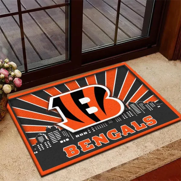 Cincinnati Bengals DMHF3666 Multicolor Doormat