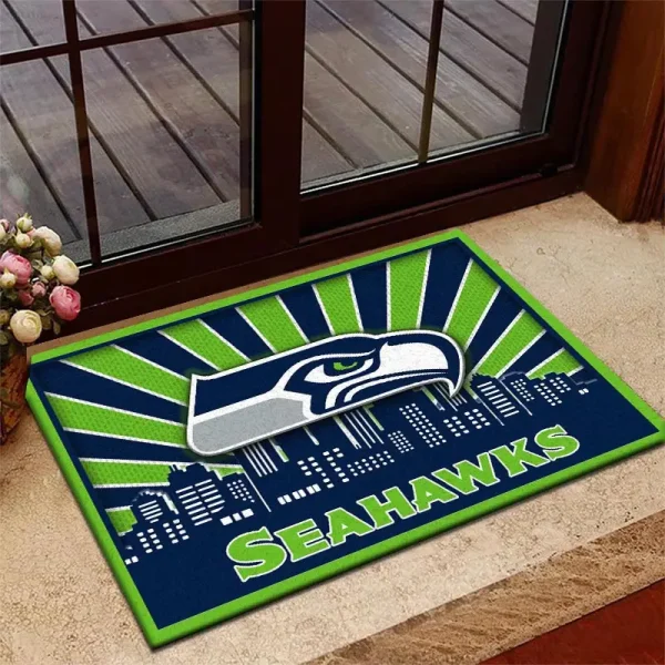 Seattle Seahawks DMHF3688 Multicolor Doormat