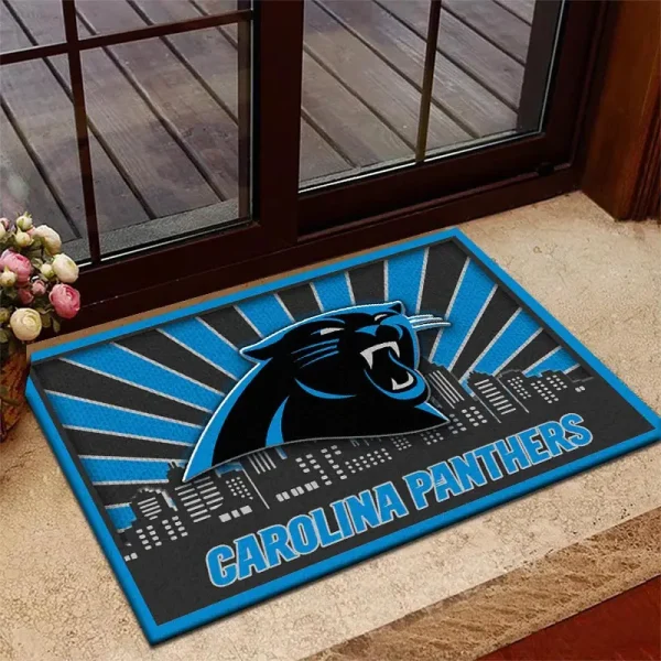 Carolina Panthers DMHF3664 Multicolor Doormat