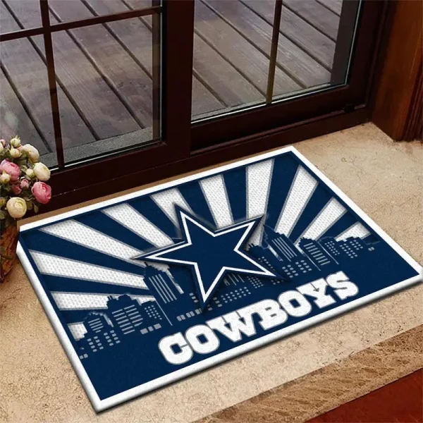 Dallas Cowboys DMHF3668 Multicolor Doormat - Image 2