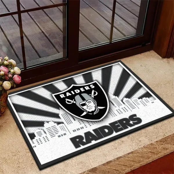 Las Vegas Raiders DMHF3676 Multicolor Doormat - Image 2