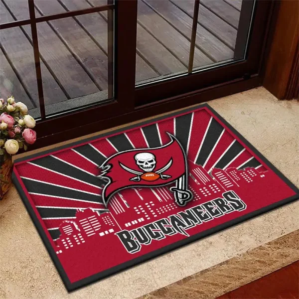 Tampa Bay Buccaneers DMHF3689 Multicolor Doormat - Image 2