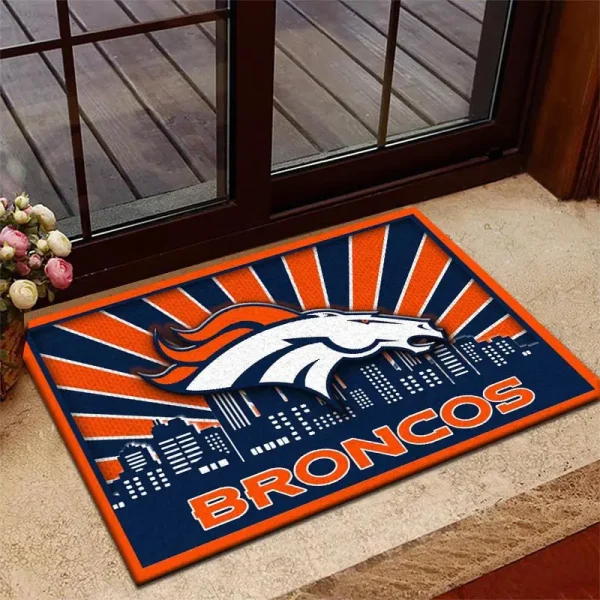 Denver Broncos DMHF3669 Multicolor Doormat