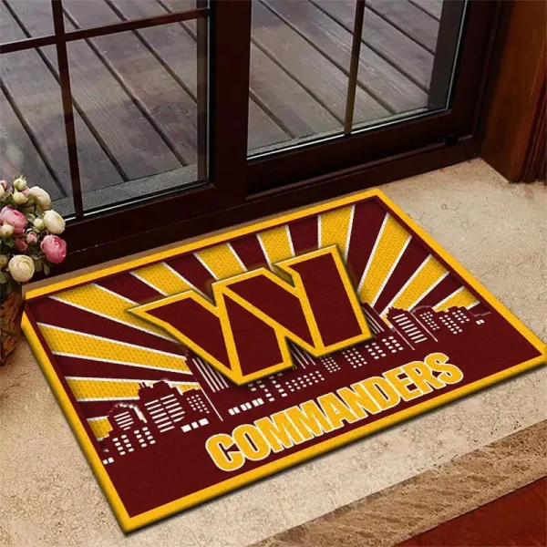 Washington Commanders DMHF3691 Multicolor Doormat - Image 2