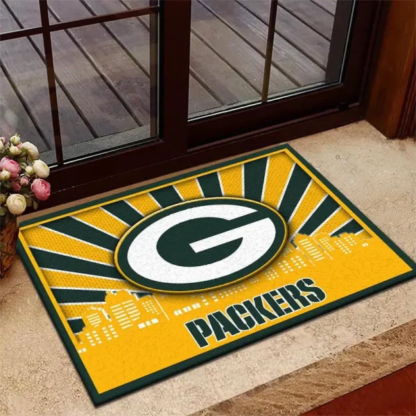 Green Bay Packers DMHF3671 Multicolor Doormat