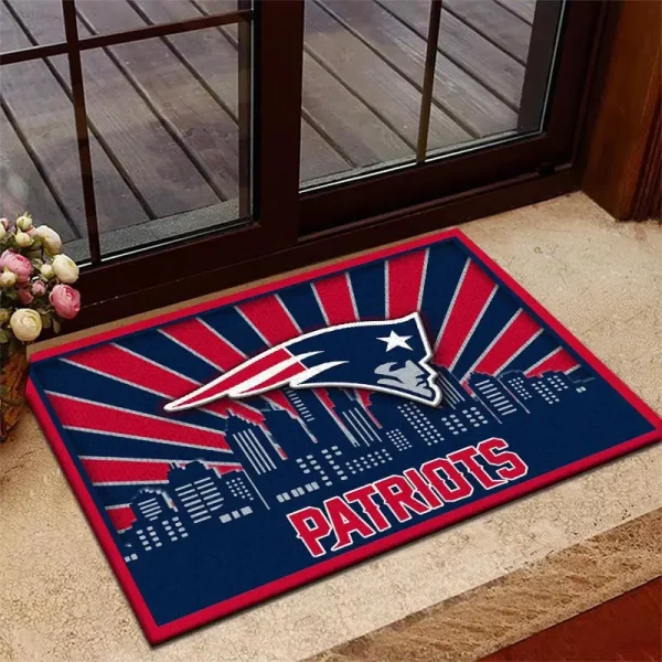 New England Patriots DMHF3681 Multicolor Doormat