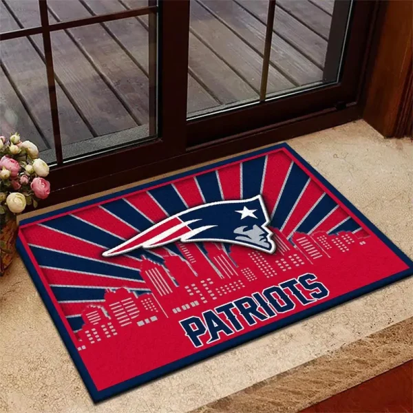 New England Patriots DMHF3681 Multicolor Doormat - Image 2