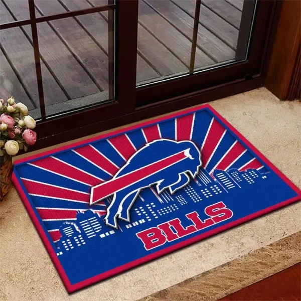 Buffalo Bills DMHF3663 Multicolor Doormat - Image 2