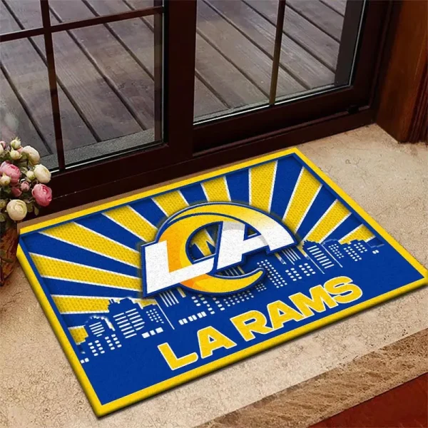 Los Angeles Rams DMHF3678 Multicolor Doormat - Image 2