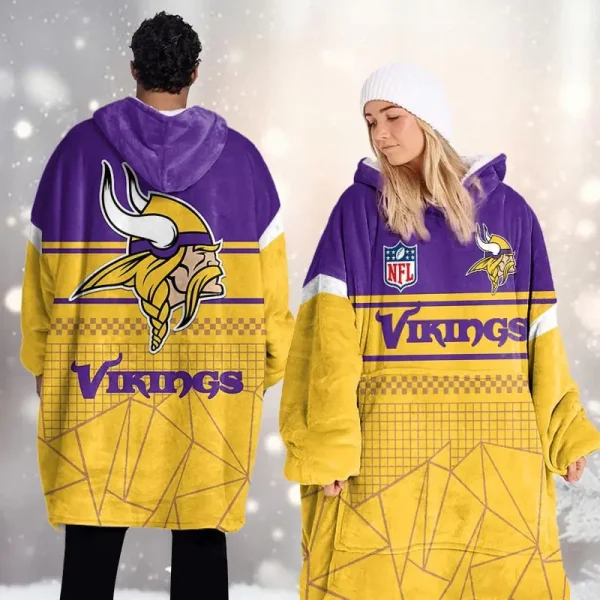 Minnesota Vikings DMOD0054 Blanket Hoodie