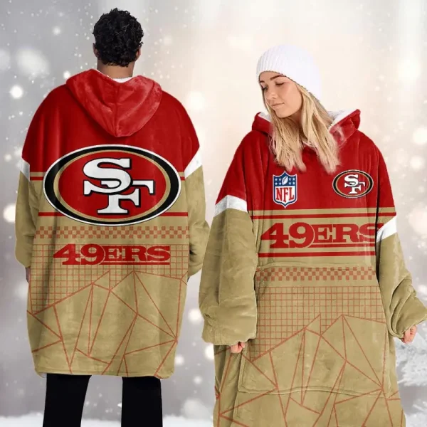 San Francisco 49ers DMOD0061 Blanket Hoodie - Image 2