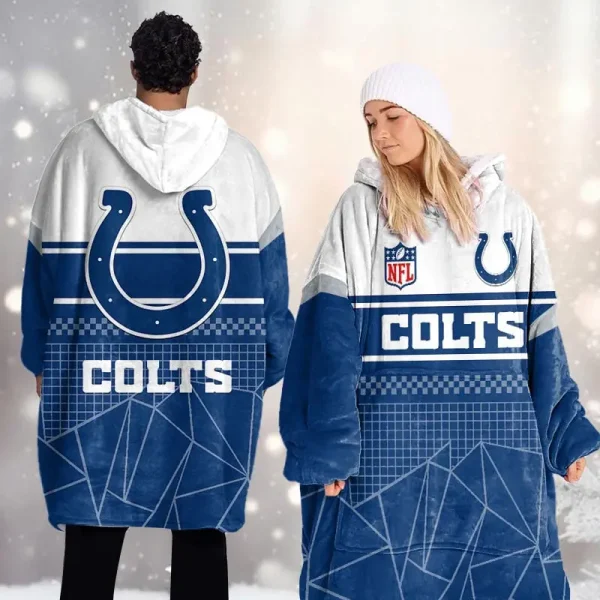 Indianapolis Colts DMOD0047 Blanket Hoodie - Image 2