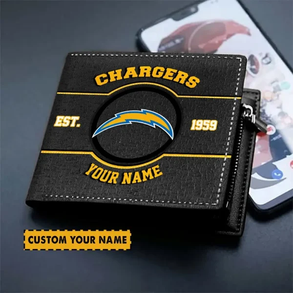 Los Angeles Chargers NFL Men's Wallets Best Gift For Fans- Limited Edition AZMW099 - Image 2