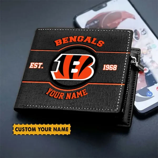 Cincinnati Bengals NFL Men's Wallets Best Gift For Fans- Limited Edition AZMW100 - Image 2