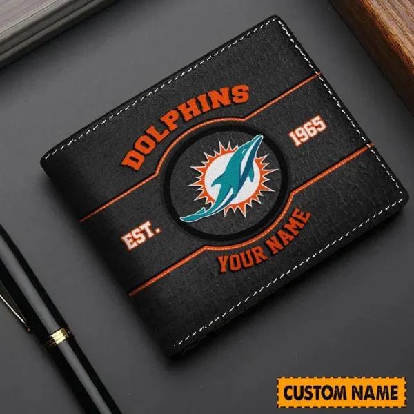 Miami Dolphins NFL Men's Wallets Best Gift For Fans- Limited Edition AZMW103