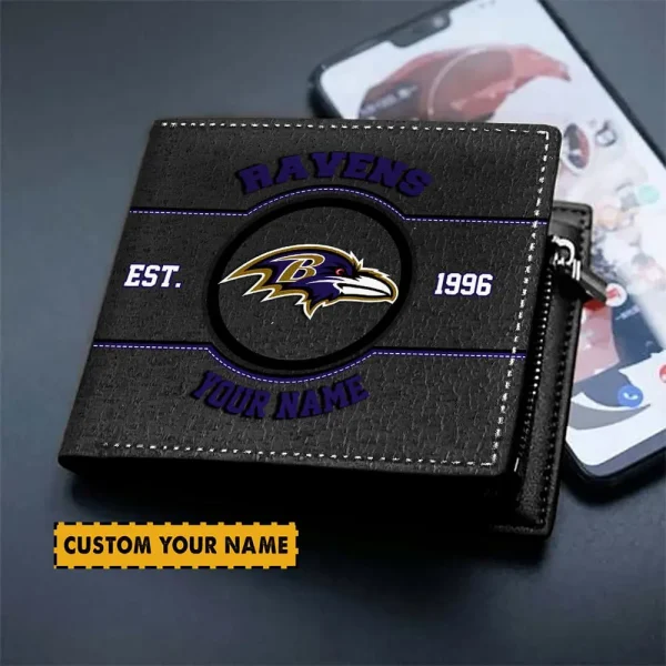 Baltimore Ravens NFL Men's Wallets Best Gift For Fans- Limited Edition AZMW104 - Image 2