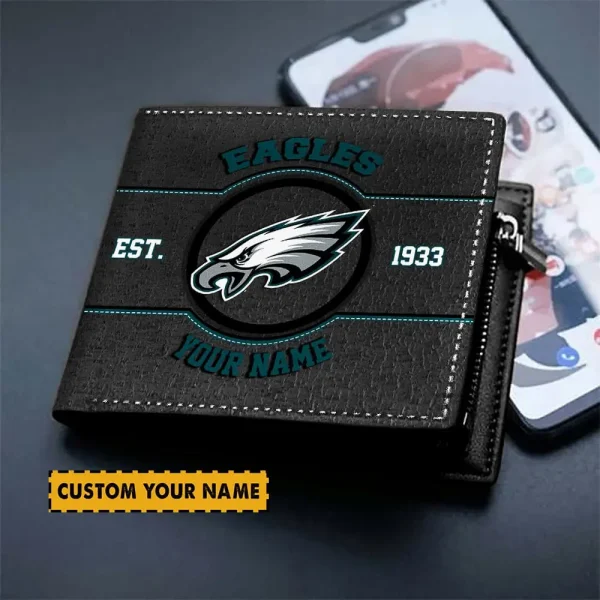 Philadelphia Eagles NFL Men's Wallets Best Gift For Fans- Limited Edition AZMW105 - Image 2