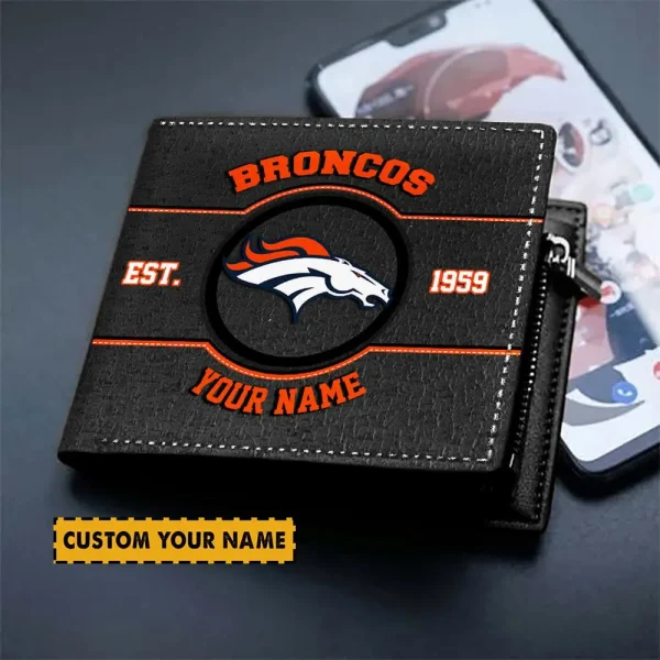 Denver Broncos NFL Men's Wallets Best Gift For Fans- Limited Edition AZMW108 - Image 2