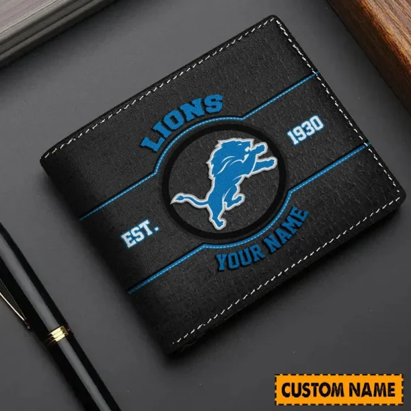 Detroit Lions NFL Men's Wallets Best Gift For Fans- Limited Edition AZMW110