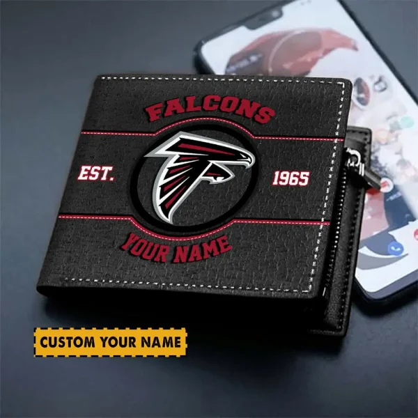 Atlanta Falcons NFL Men's Wallets Best Gift For Fans- Limited Edition AZMW112 - Image 2