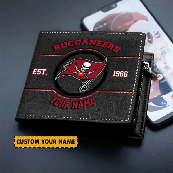 Tampa Bay Buccaneers NFL Men's Wallets Best Gift For Fans- Limited Edition AZMW114 - Image 2