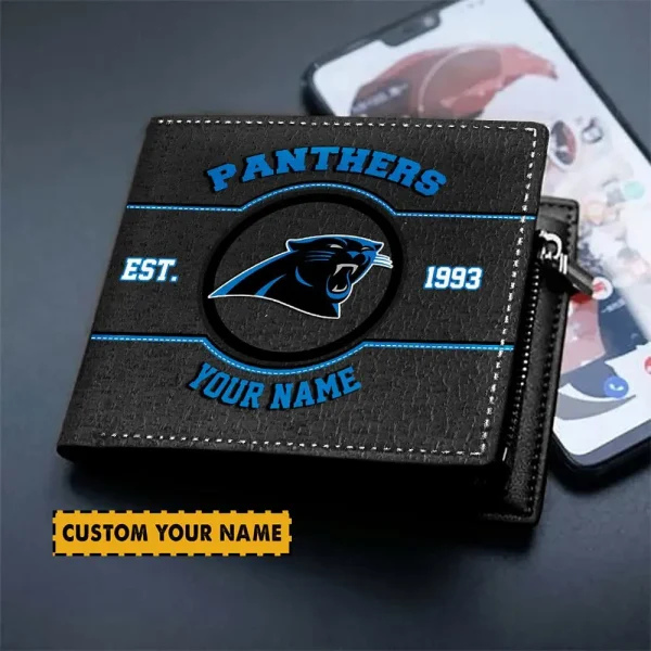 Carolina Panthers NFL Men's Wallets Best Gift For Fans- Limited Edition AZMW117 - Image 2