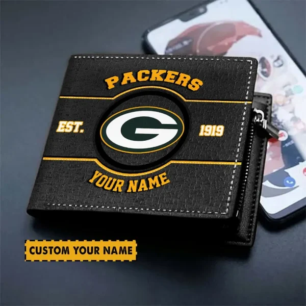 Green Bay Packers NFL Men's Wallets Best Gift For Fans- Limited Edition AZMW119 - Image 2