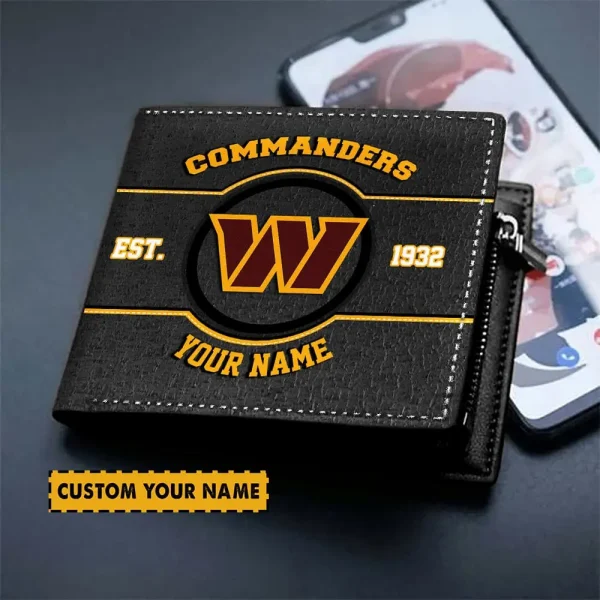 Washington Commanders NFL Men's Wallets Best Gift For Fans- Limited Edition AZMW124 - Image 2