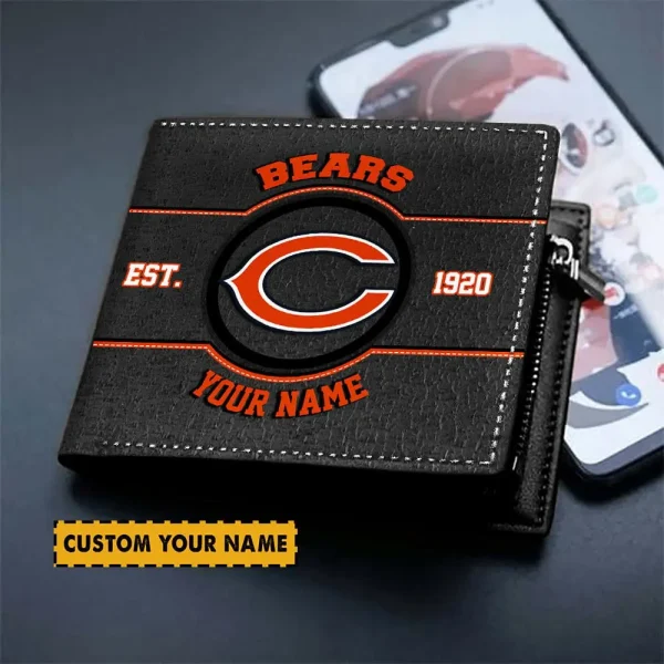 Chicago Bears NFL Men's Wallets Best Gift For Fans- Limited Edition AZMW125 - Image 2