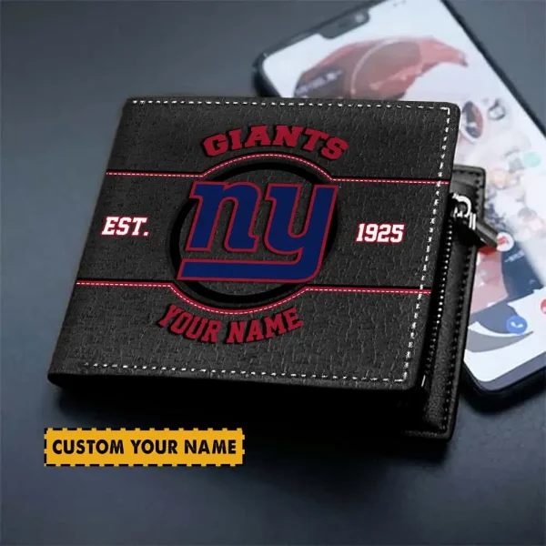 New York Giants NFL Men's Wallets Best Gift For Fans- Limited Edition AZMW127 - Image 2