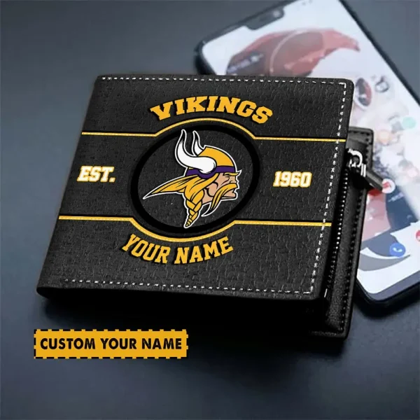 Minnesota Vikings NFL Men's Wallets Best Gift For Fans- Limited Edition AZMW128 - Image 2