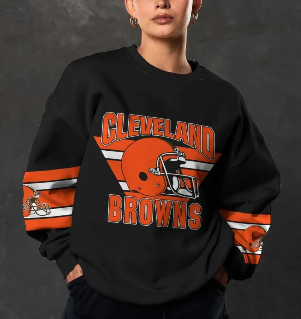 Cleveland Browns Crew Neck Sweatshirt BGRSW481 - Image 2