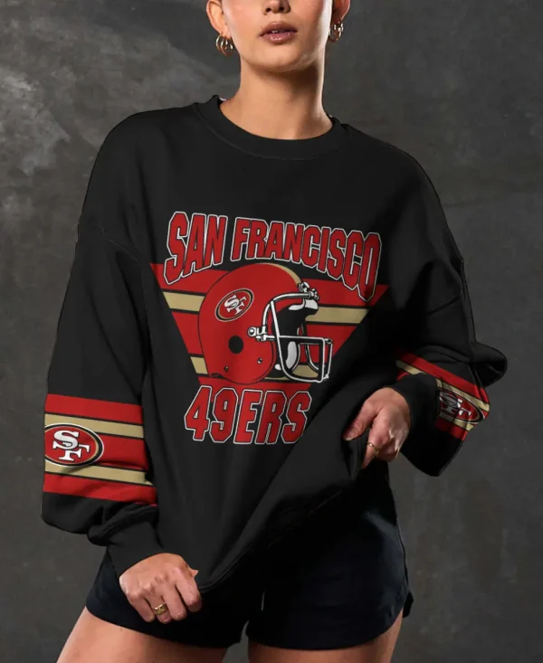 San Francisco 49ers Crew Neck Sweatshirt BGRSW486