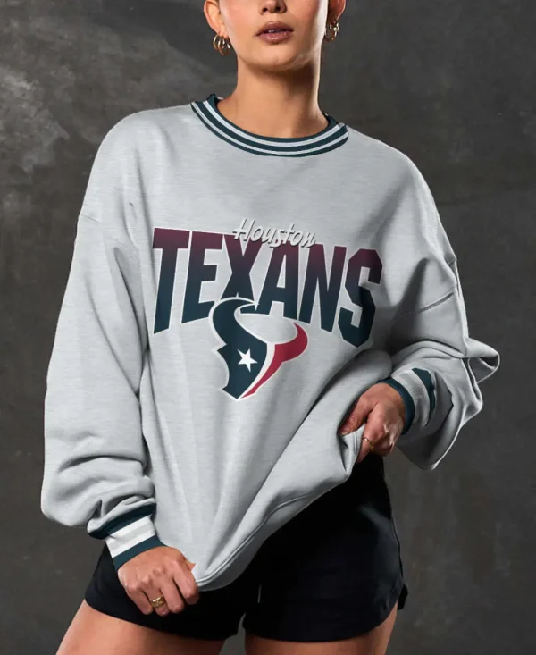 Houston Texans Crew Neck Sweatshirt BGRSW494