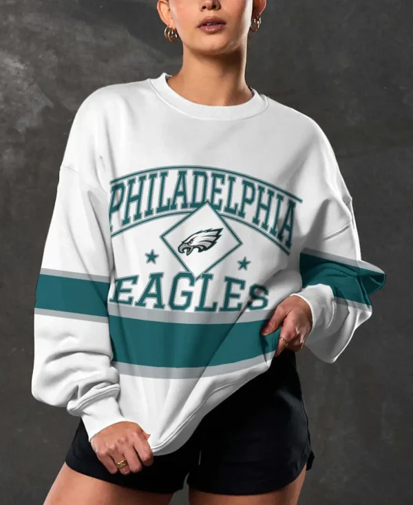 Philadelphia Eagles Crew Neck Sweatshirt BGRSW498