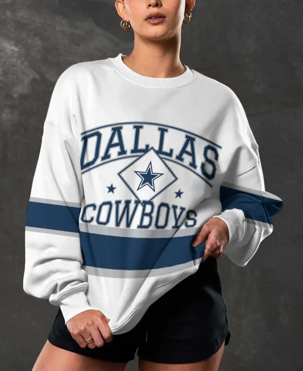 Dallas Cowboys  Crew Neck Sweatshirt BGRSW505