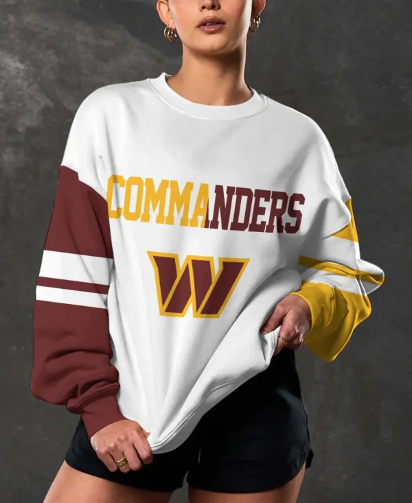 Washington Commanders Crew Neck Sweatshirt BGRSW516