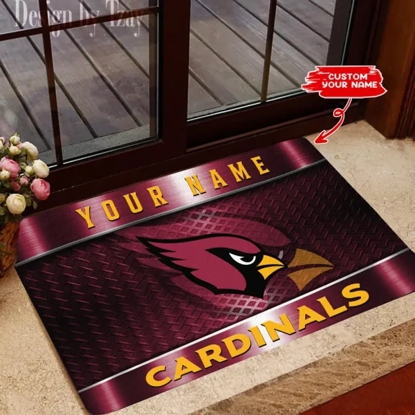 Arizona Cardinals NFL Multicolor Doormat BGDMM823