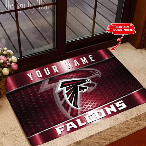 Atlanta Falcons NFL Multicolor Doormat BGDMM824