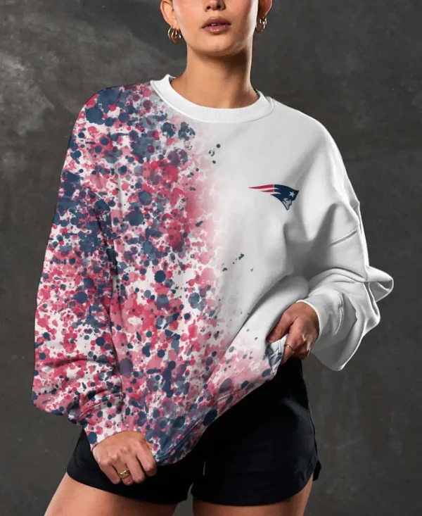 New England Patriots Crew Neck Sweatshirt BGRSW524